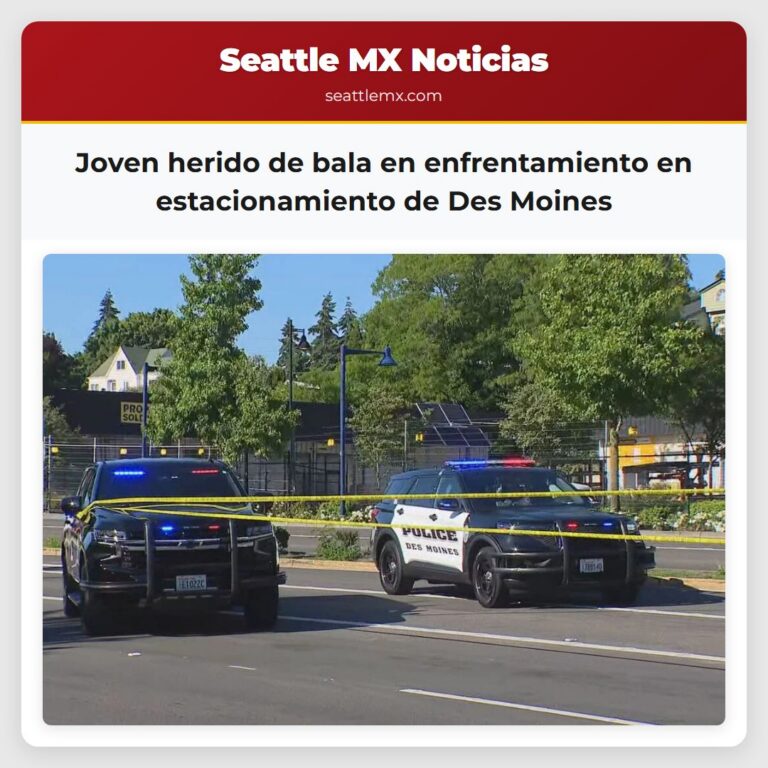 Joven herido de bala en enfrentamiento en estacionamiento de Des Moines