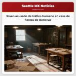 Joven acusado de tráfico humano en casa de fiestas de Bellevue