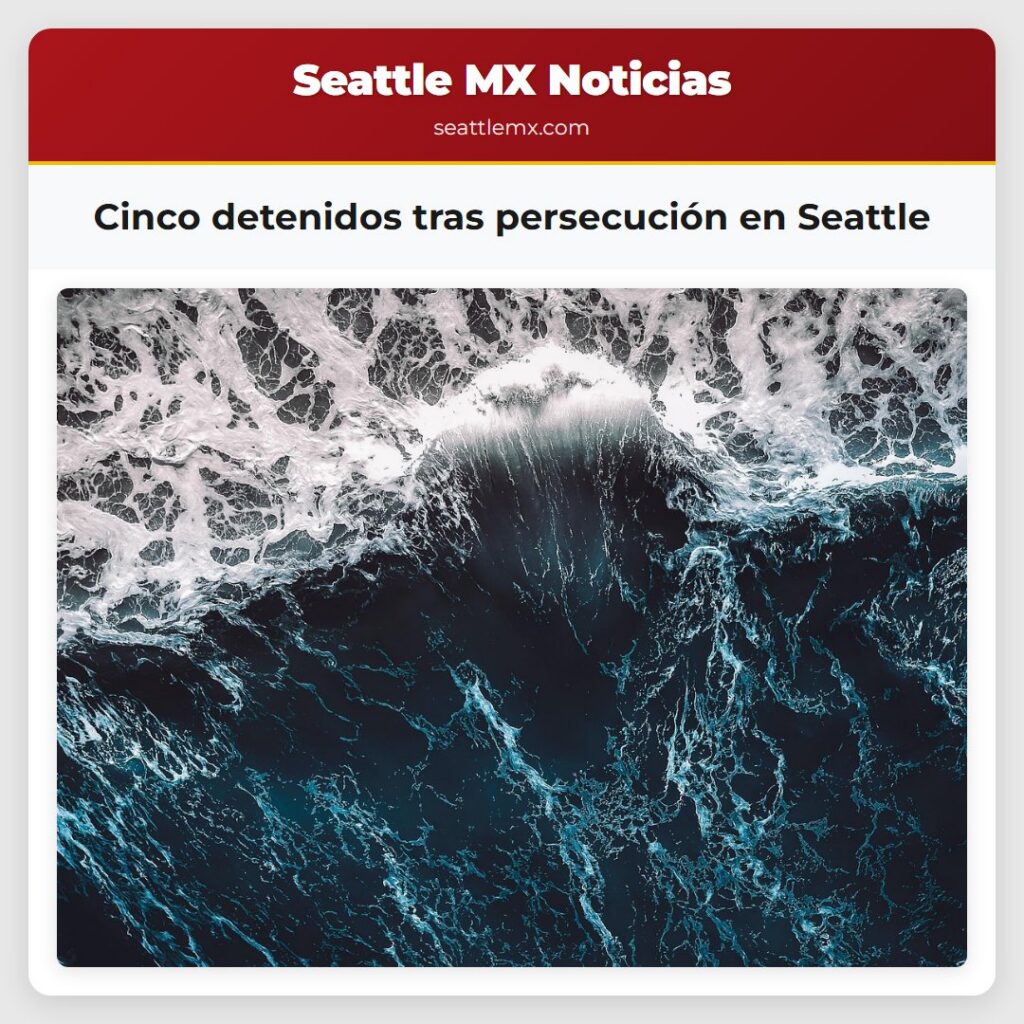Noticias De Seattle 5 Cinco detenidos tras persecución en Seattle