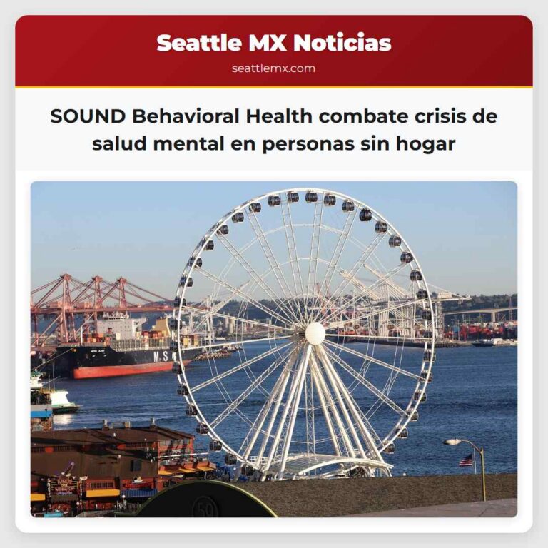 SOUND Behavioral Health combate crisis de salud mental en personas sin hogar