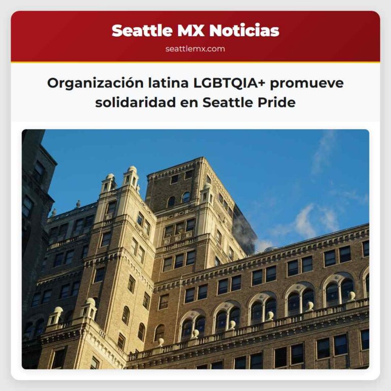 Organización latina LGBTQIA+ promueve solidaridad en Seattle Pride
