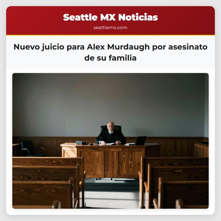 Nuevo juicio para Alex Murdaugh por asesinato de su familia