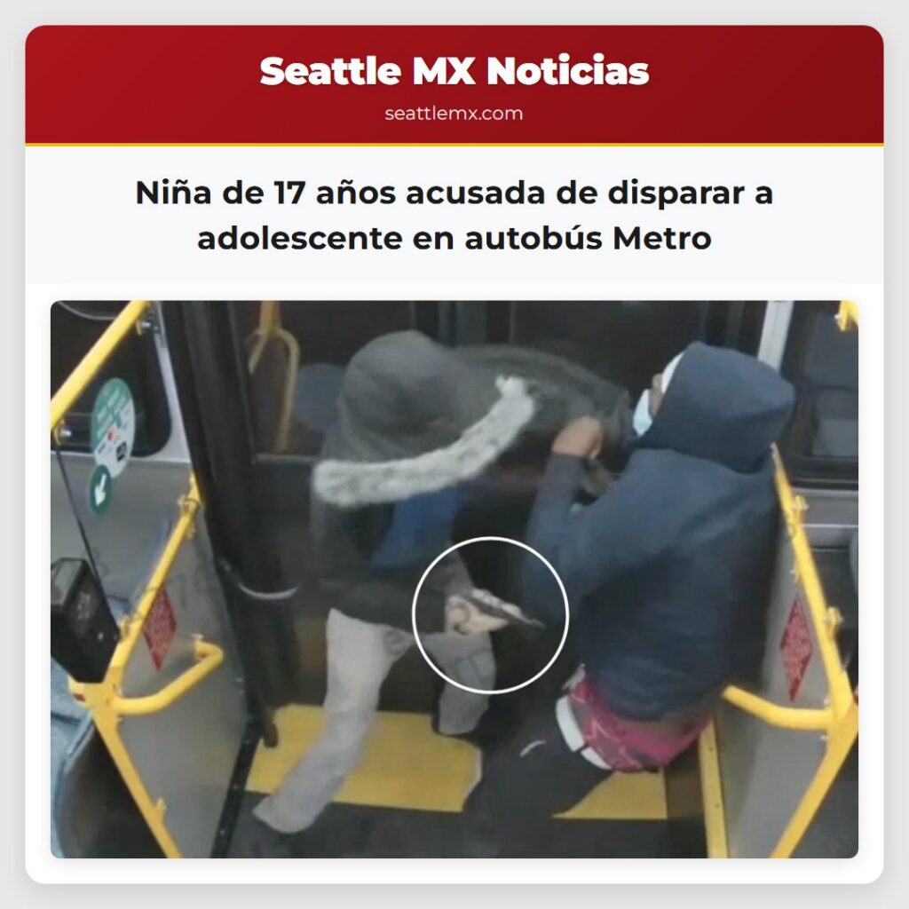 Niña de 17 años acusada de disparar a adolescente