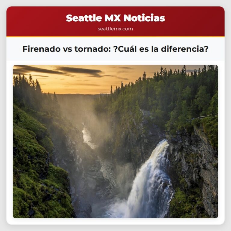 Firenado vs tornado ?Cuál es la diferencia?