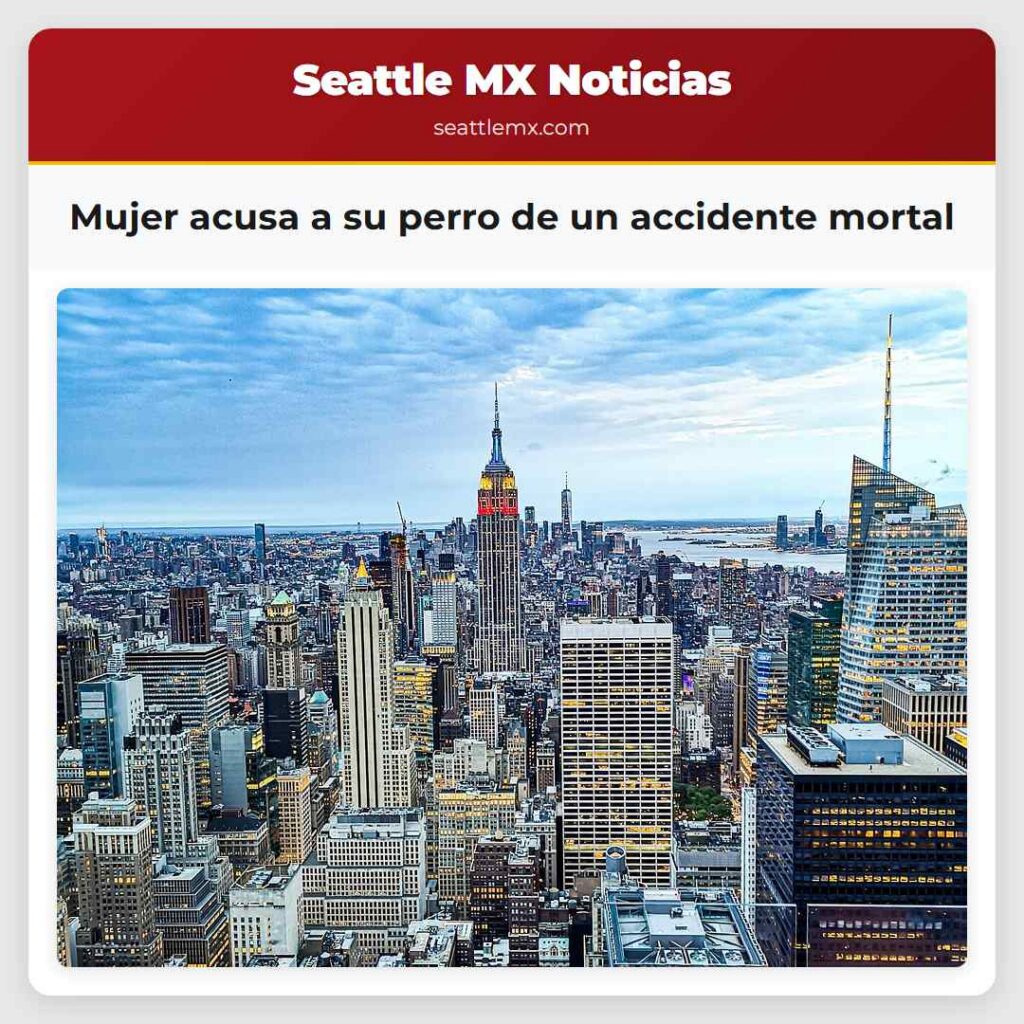 Mujer acusa a su perro de un accidente mortal