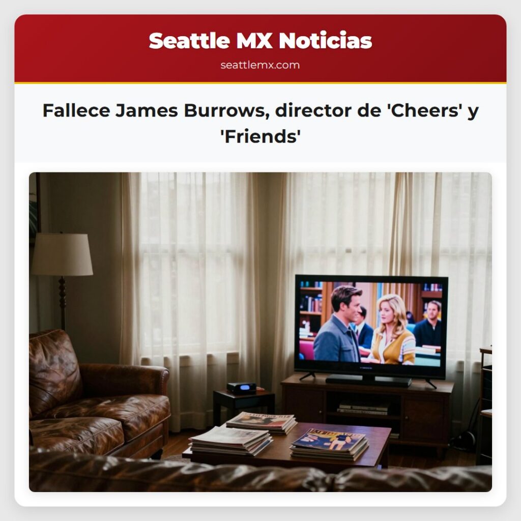 Fallece James Burrows, director de 'Cheers' y