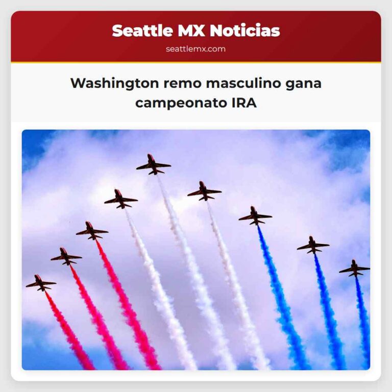 Washington remo masculino gana campeonato IRA