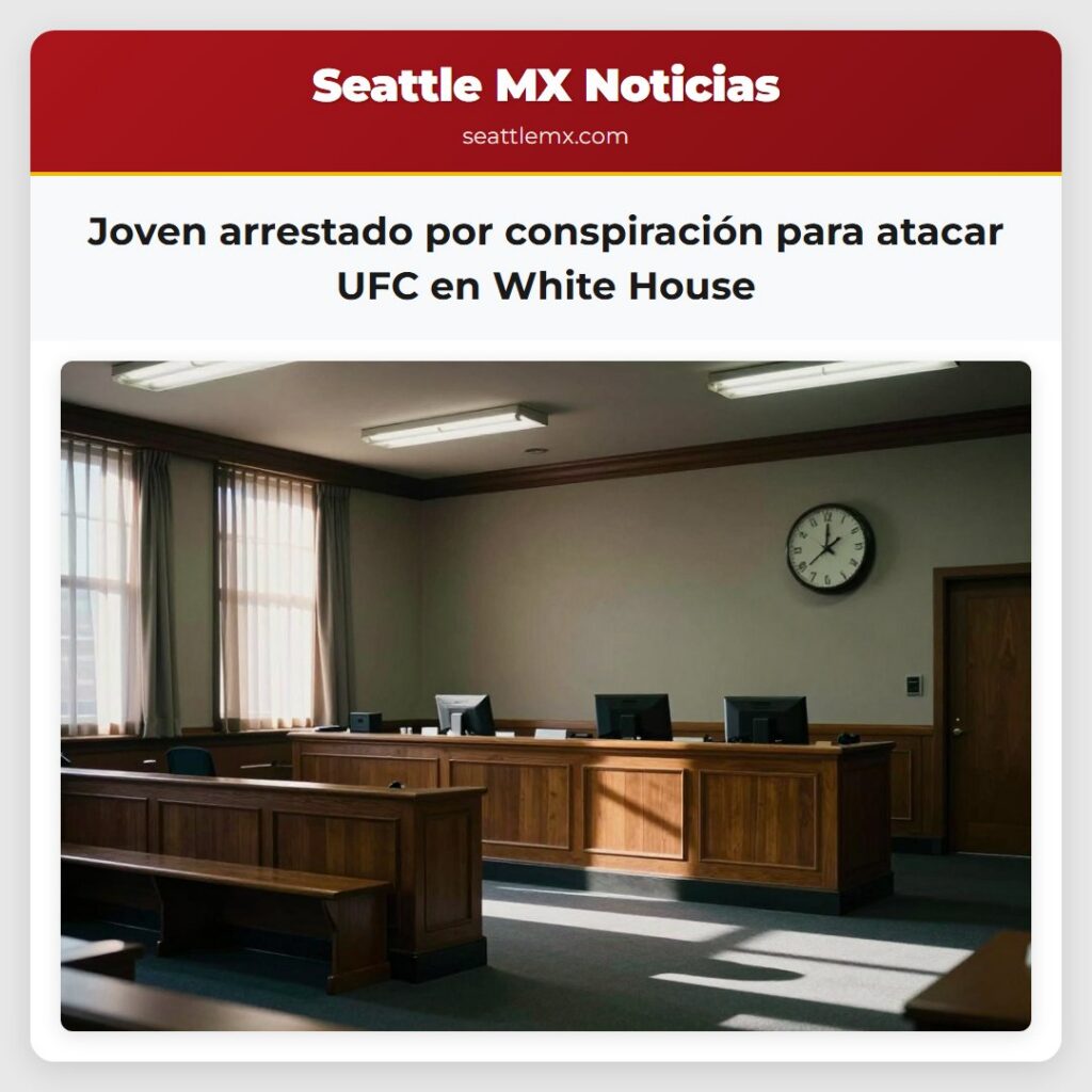 Joven arrestado por conspiración para atacar UFC