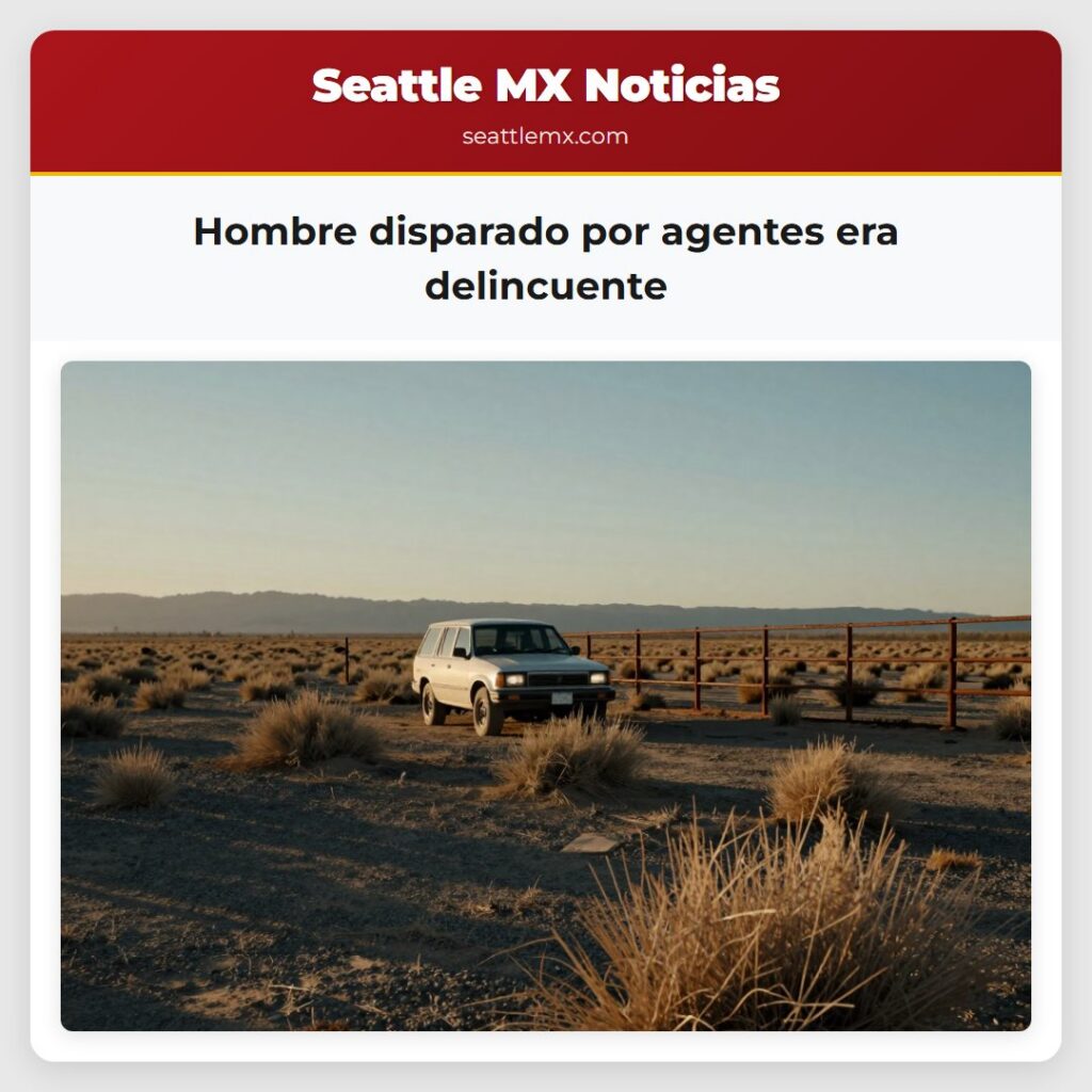 Hombre disparado por agentes era delincuente
