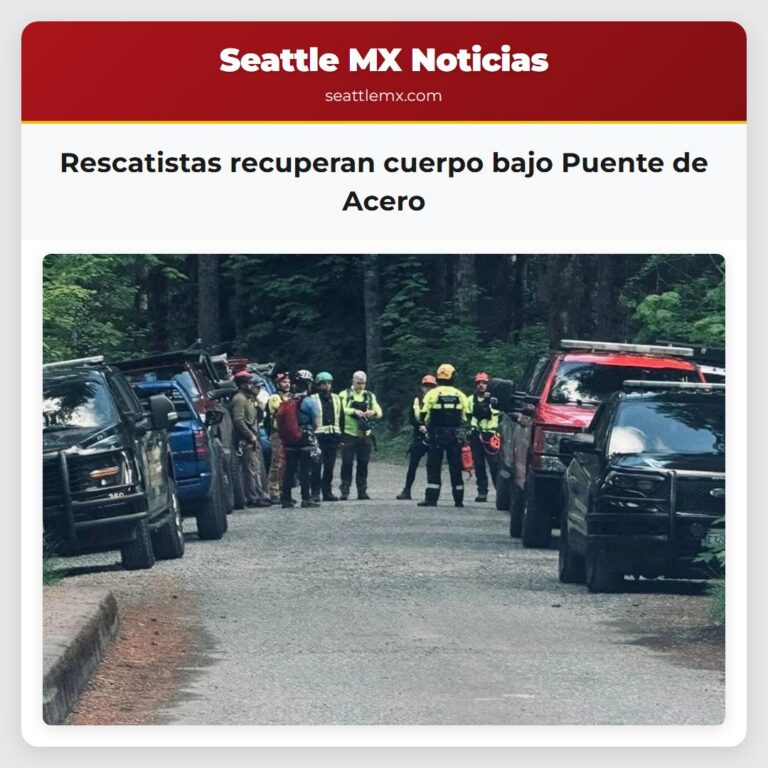 Rescatistas recuperan cuerpo bajo Puente de Acero