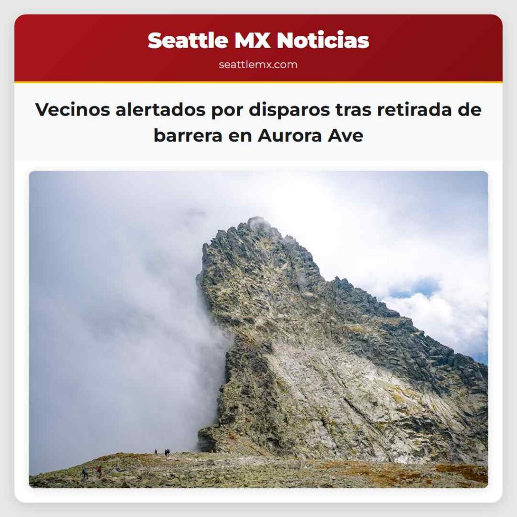 Vecinos alertados por disparos tras retirada de