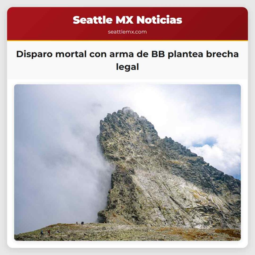 Noticias De Seattle 3 Disparo mortal con arma de BB plantea brecha legal