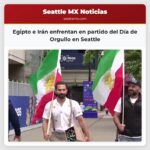 Egipto e Irán enfrentan en partido del Día de Orgullo en Seattle