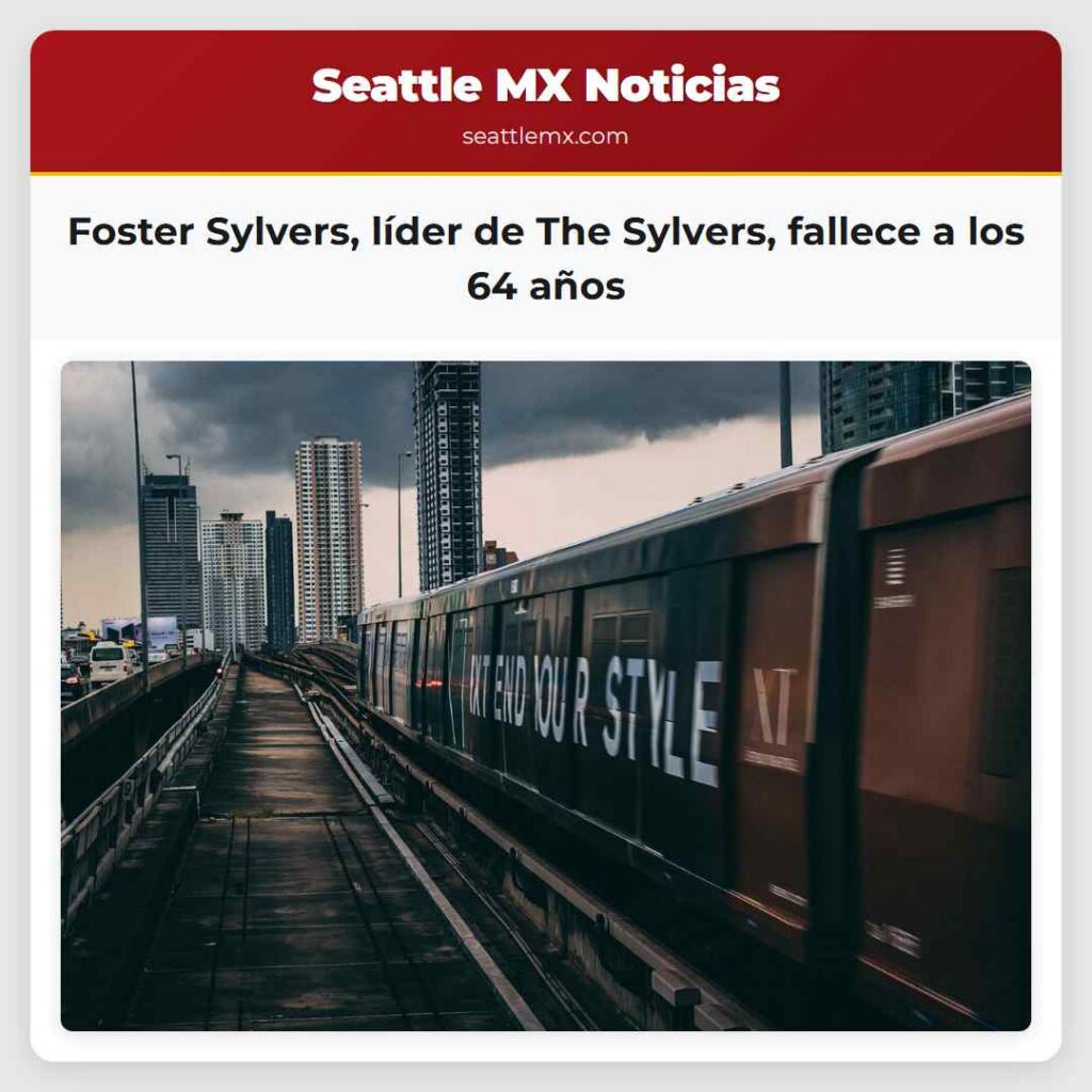 Foster Sylvers, líder de The Sylvers, fallece a