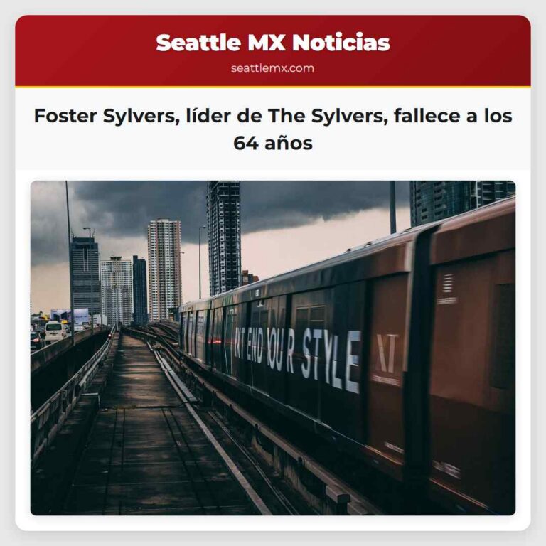 Foster Sylvers líder de The Sylvers fallece a los 64 años