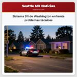 Sistema 911 de Washington enfrenta problemas técnicos