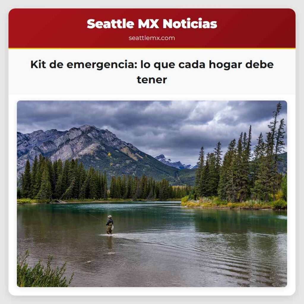 Kit de emergencia: lo que cada hogar debe tener