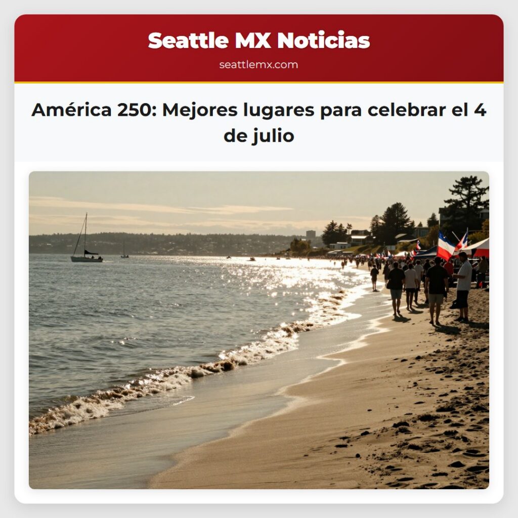 América 250 Mejores lugares para celebrar el 4 de julio