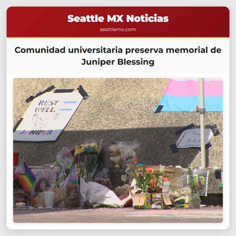 Comunidad universitaria preserva memorial de Juniper Blessing
