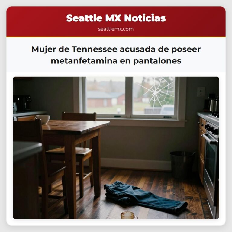 Mujer de Tennessee acusada de poseer metanfetamina en pantalones