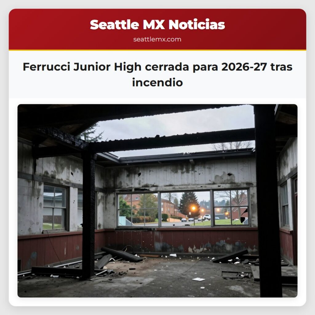 Ferrucci Junior High cerrada para 2026-27 tras