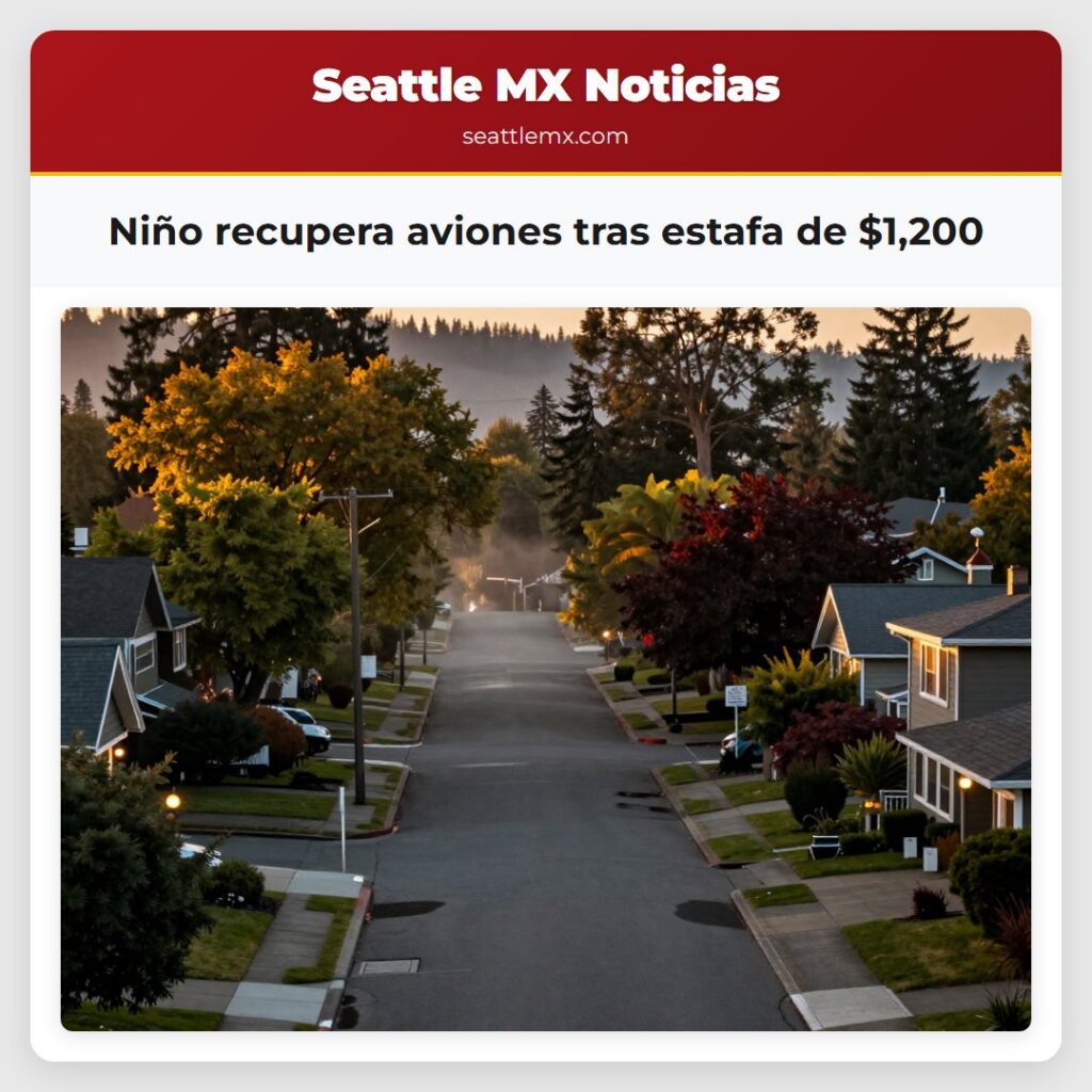 Niño recupera aviones tras estafa de $1,200
