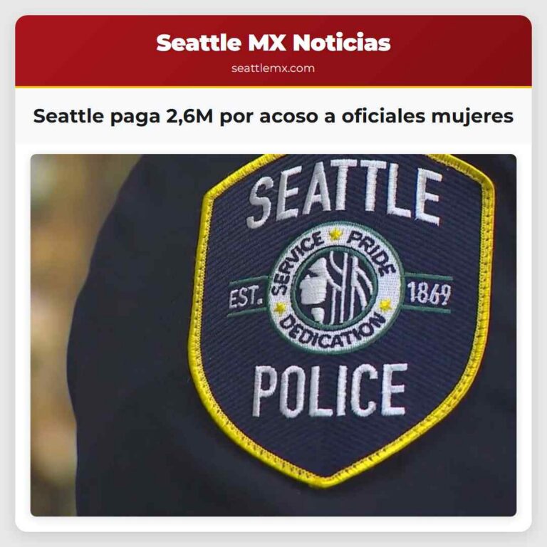 Seattle paga 26M por acoso a oficiales mujeres