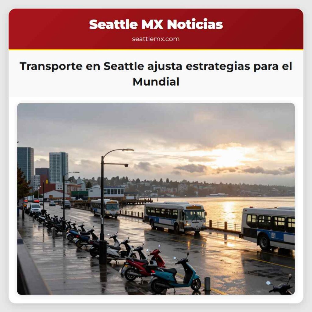 Noticias De Seattle 1 Transporte en Seattle ajusta estrategias para el