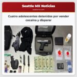 Cuatro adolescentes detenidos por vender cocaína y disparar