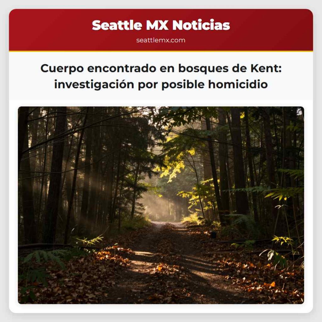 Cuerpo encontrado en bosques de Kent: