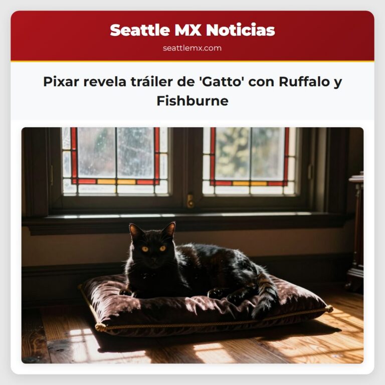 Pixar revela tráiler de Gatto con Ruffalo y Fishburne