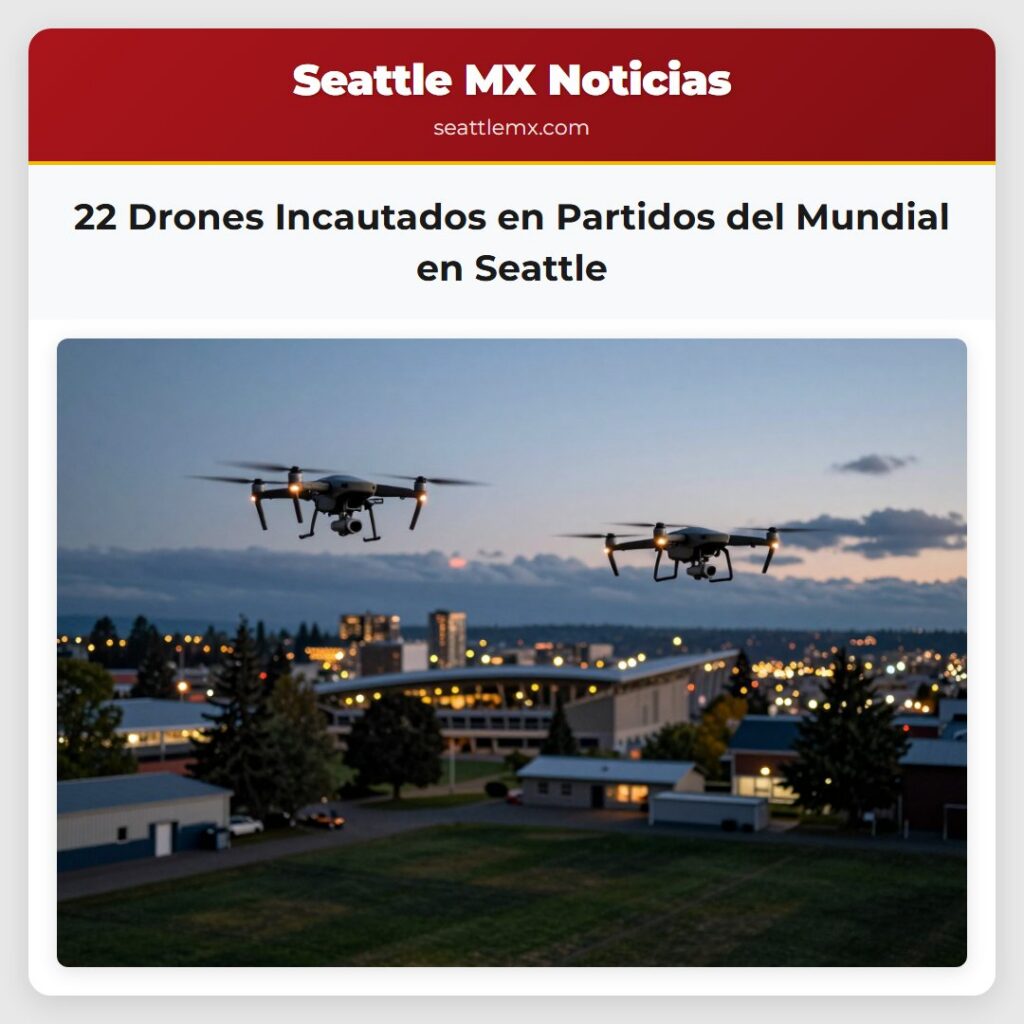22 Drones Incautados en Partidos del Mundial en