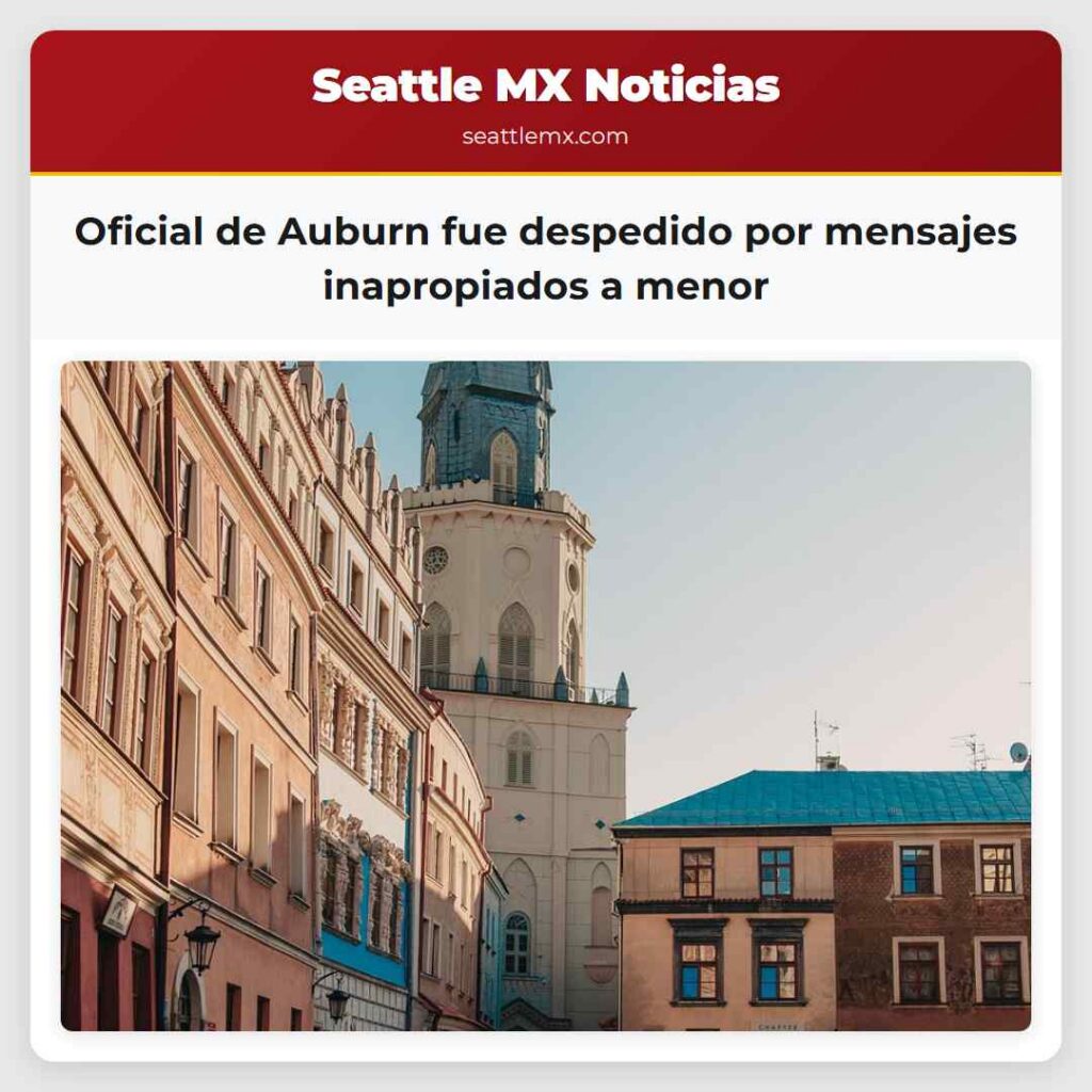 Oficial de Auburn fue despedido por mensajes