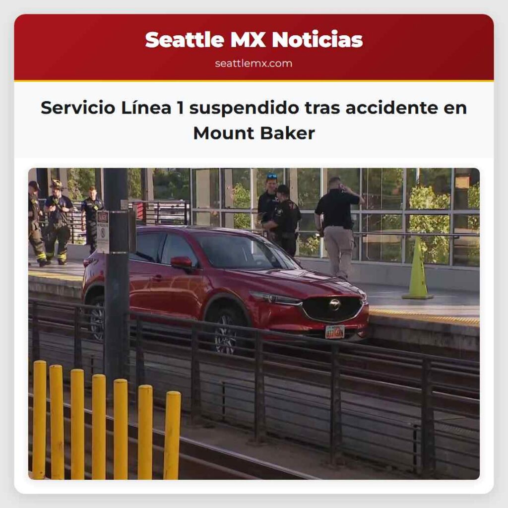 Servicio Línea 1 suspendido tras accidente en