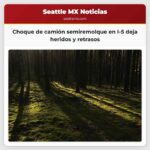 Choque de camión semiremolque en I-5 deja heridos y retrasos