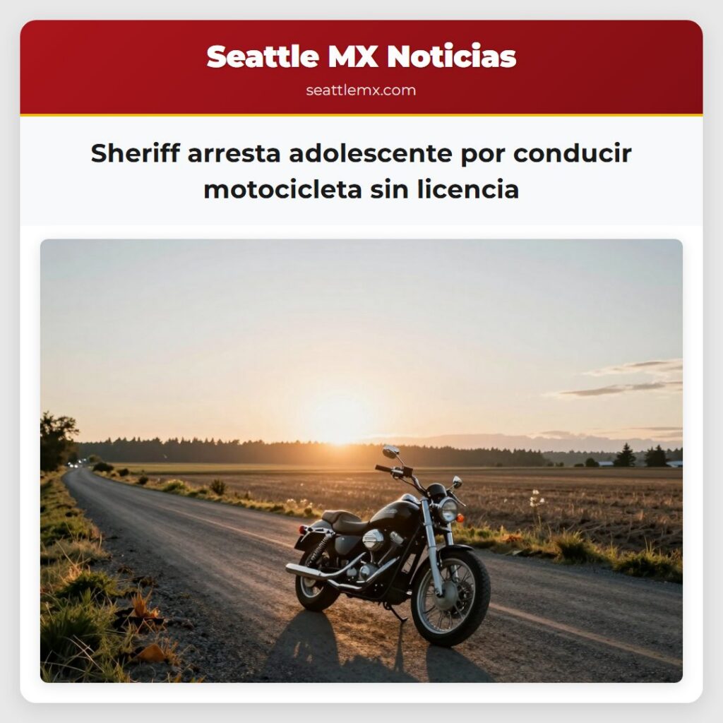Sheriff arresta adolescente por conducir