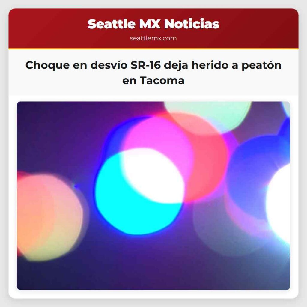 Choque en desvío SR-16 deja herido a peatón en
