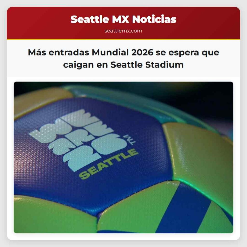 Más entradas Mundial 2026 se espera que caigan en