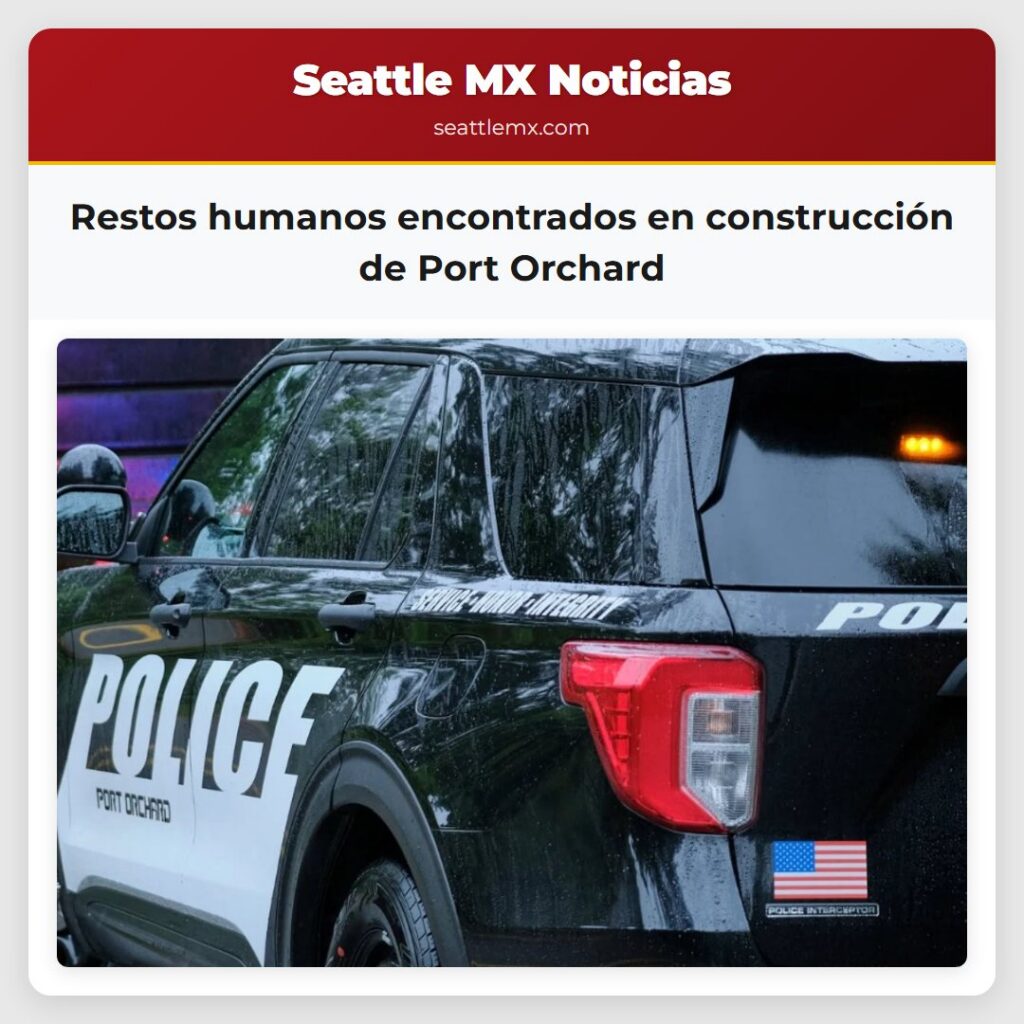 Restos humanos encontrados en construcción de