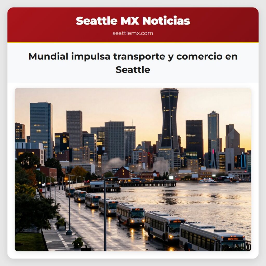 Mundial impulsa transporte y comercio en Seattle
