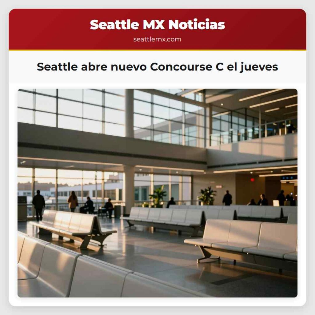 Seattle abre nuevo Concourse C el jueves