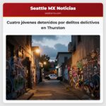 Cuatro jóvenes detenidos por delitos delictivos en Thurston