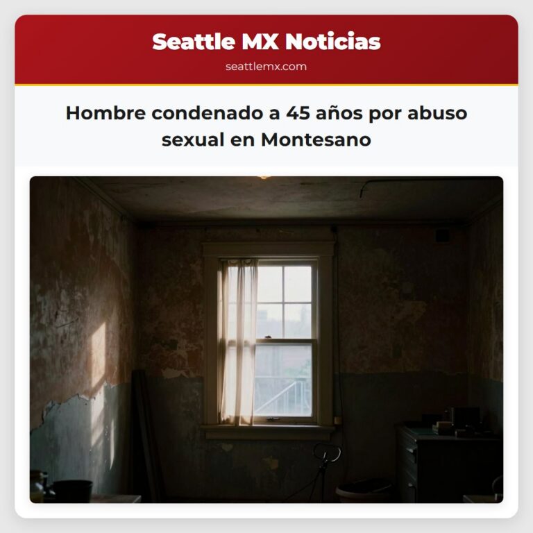 Hombre condenado a 45 años por abuso sexual en Montesano