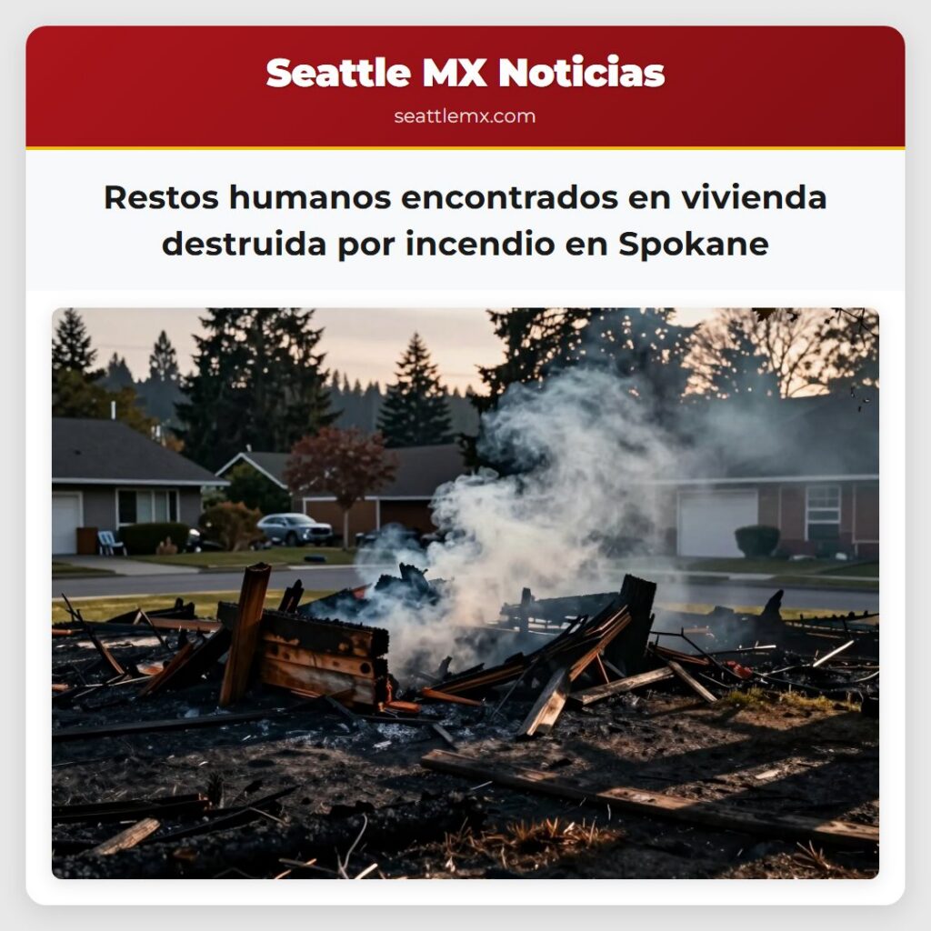 Restos humanos encontrados en vivienda destruida