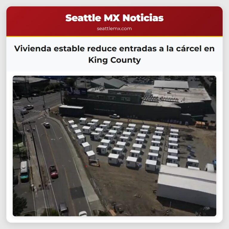 Vivienda estable reduce entradas a la cárcel en King County