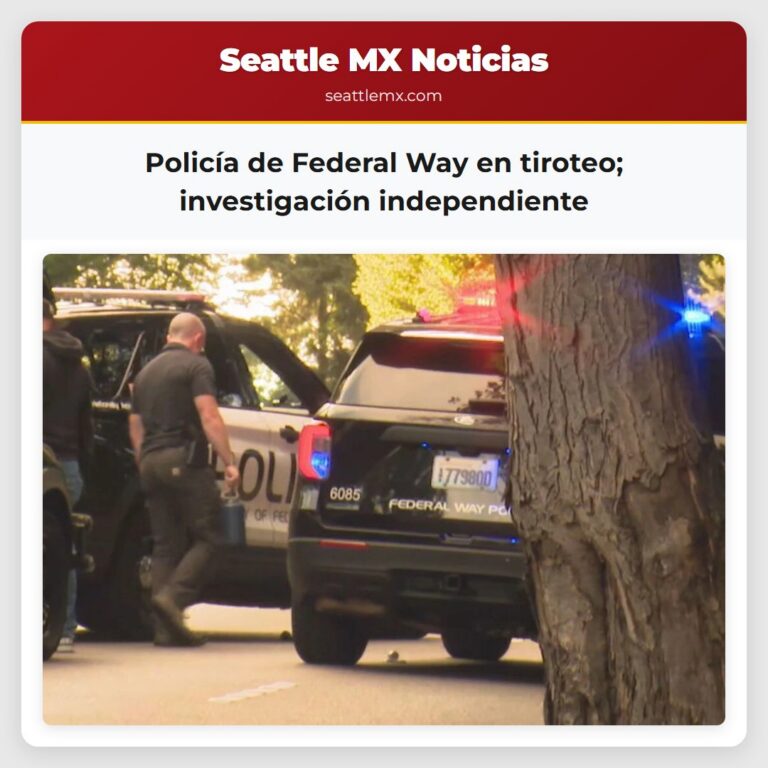 Policía de Federal Way en tiroteo investigación independiente