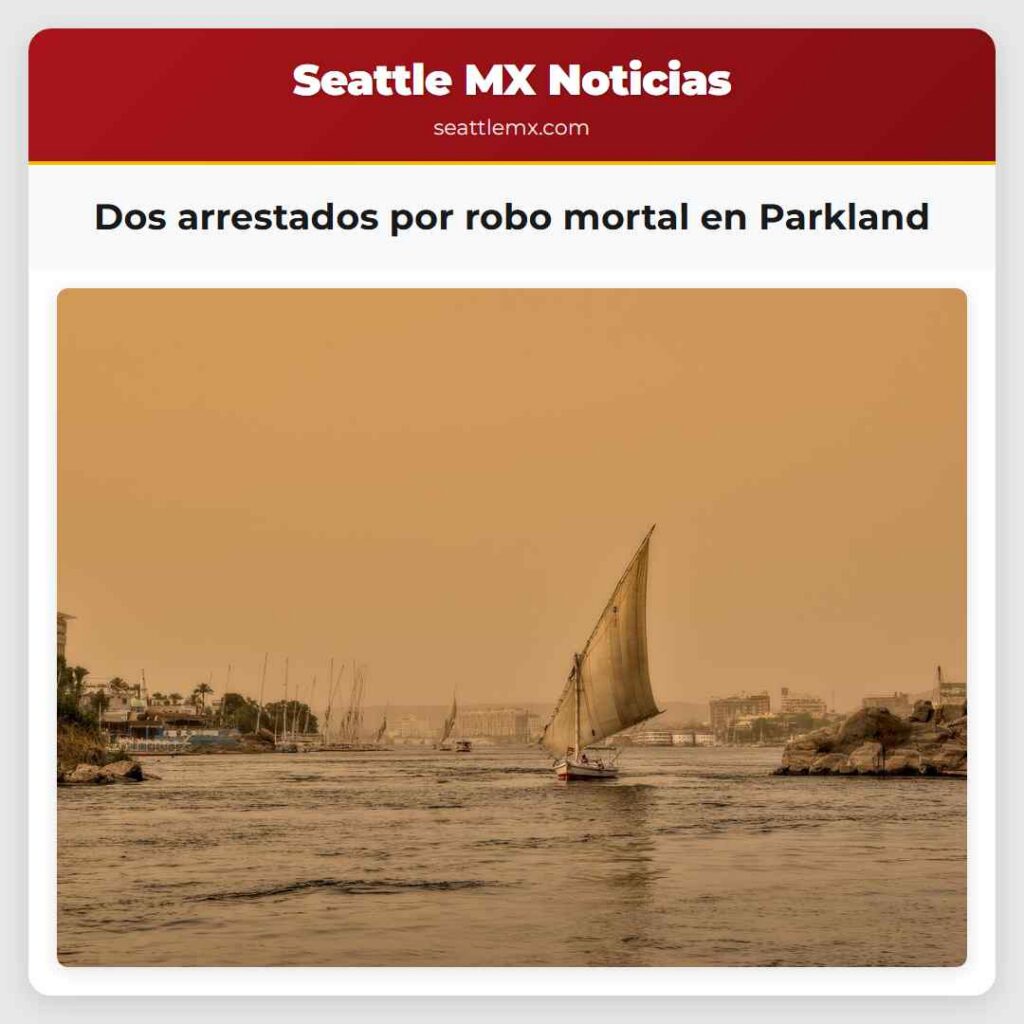 Dos arrestados por robo mortal en Parkland