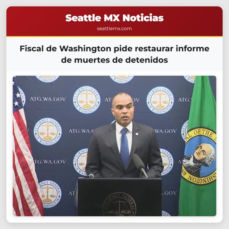 Fiscal de Washington pide restaurar informe de muertes de detenidos
