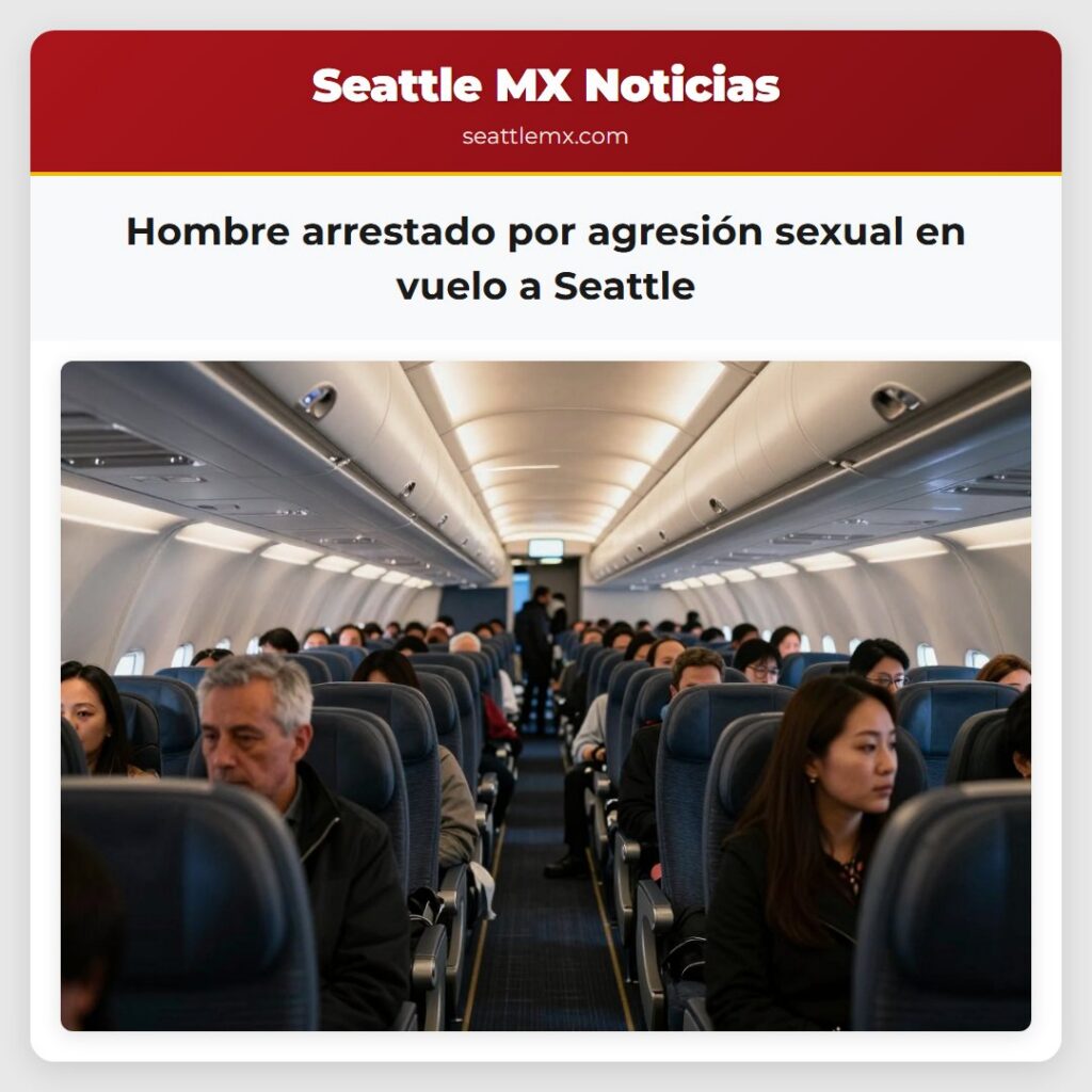 Hombre arrestado por agresión sexual en vuelo a