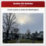 Lluvia vuelve a oeste de Washington